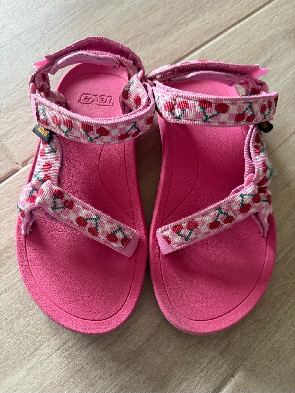 Teva Pink Floral-Pattern kids Sandals